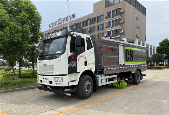 國(guó)六16方解放J6洗掃車(chē)